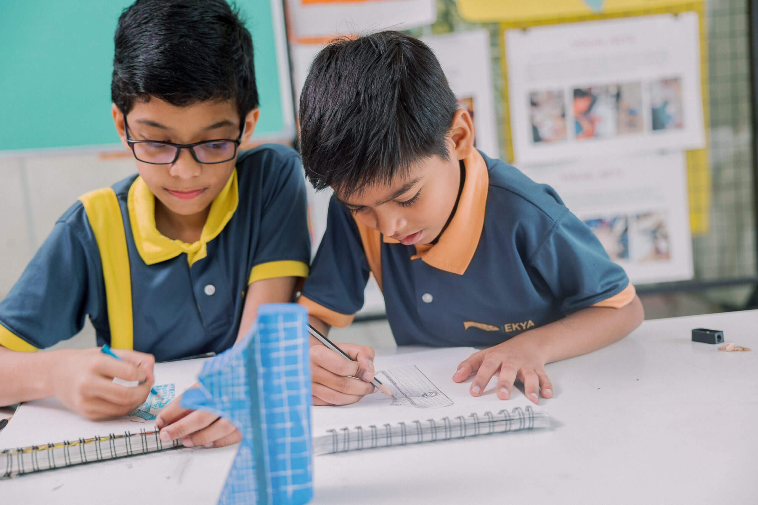 k12 icse schools in bangalore Ekya Students learning