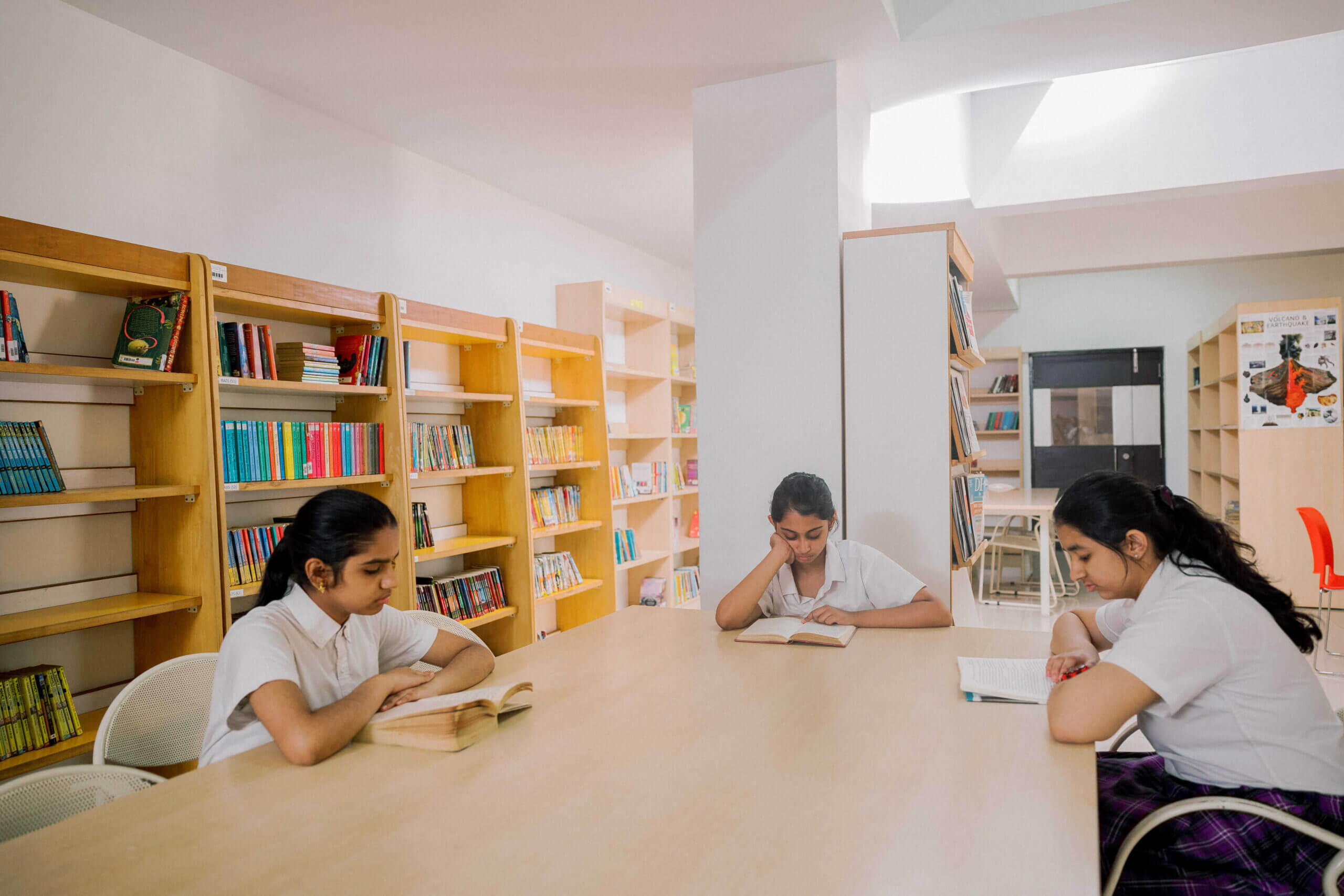 Ekya igcse curriculum schools bangalore Students in the library