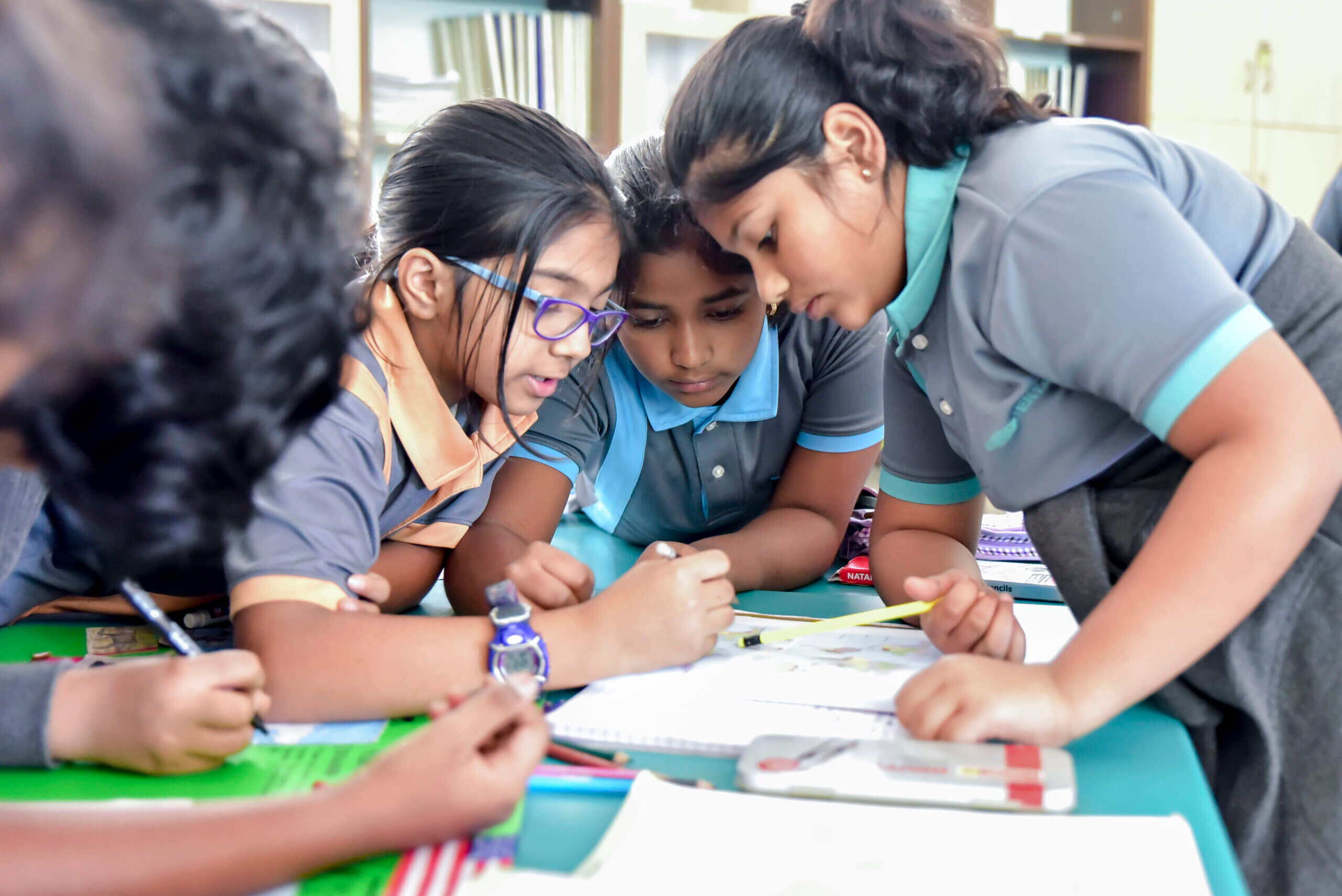 Ekya k12 school in bangalore students craft activity
