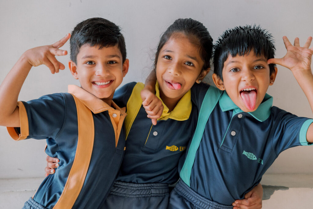 Ekya School Student group photo