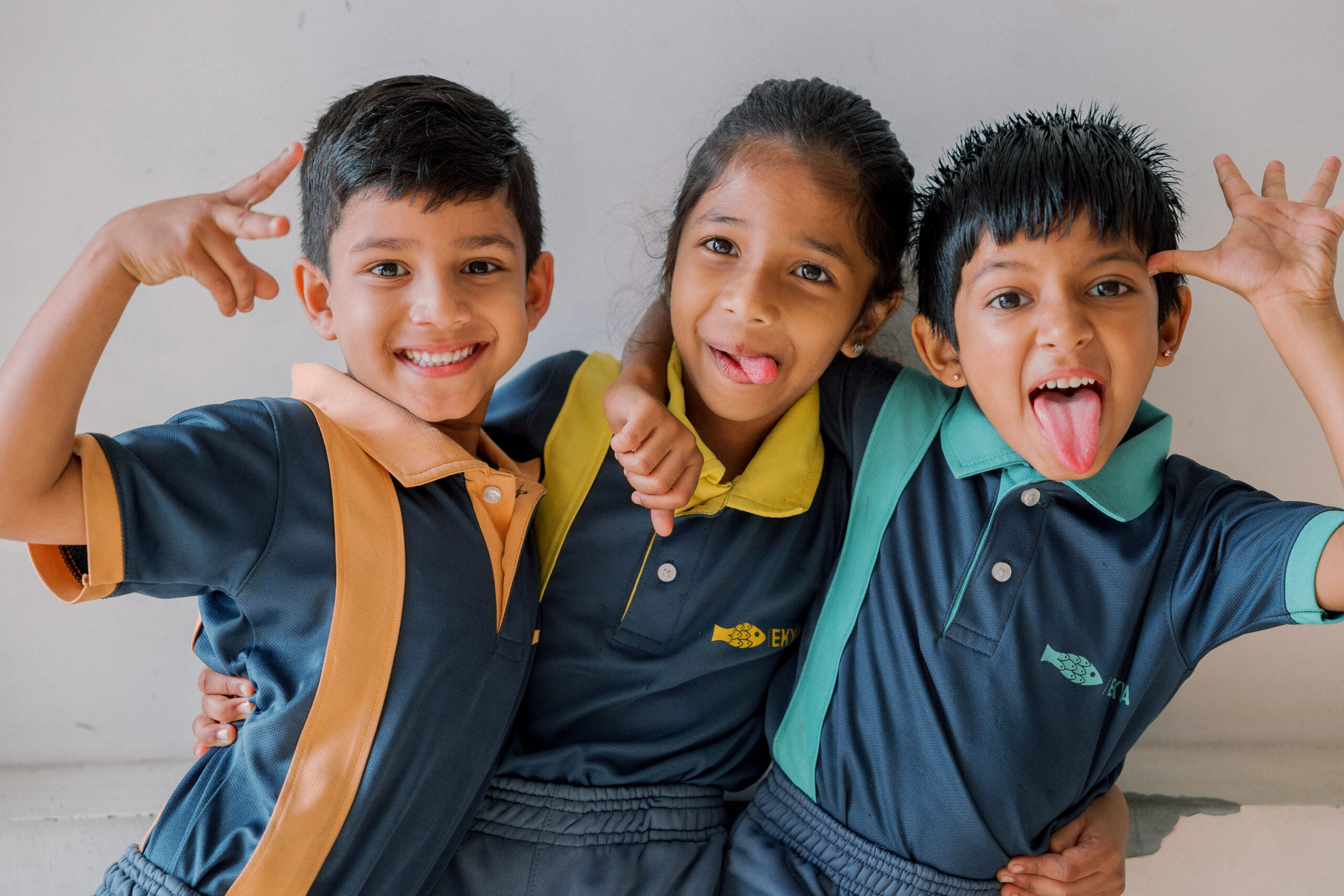Ekya School Student group photo