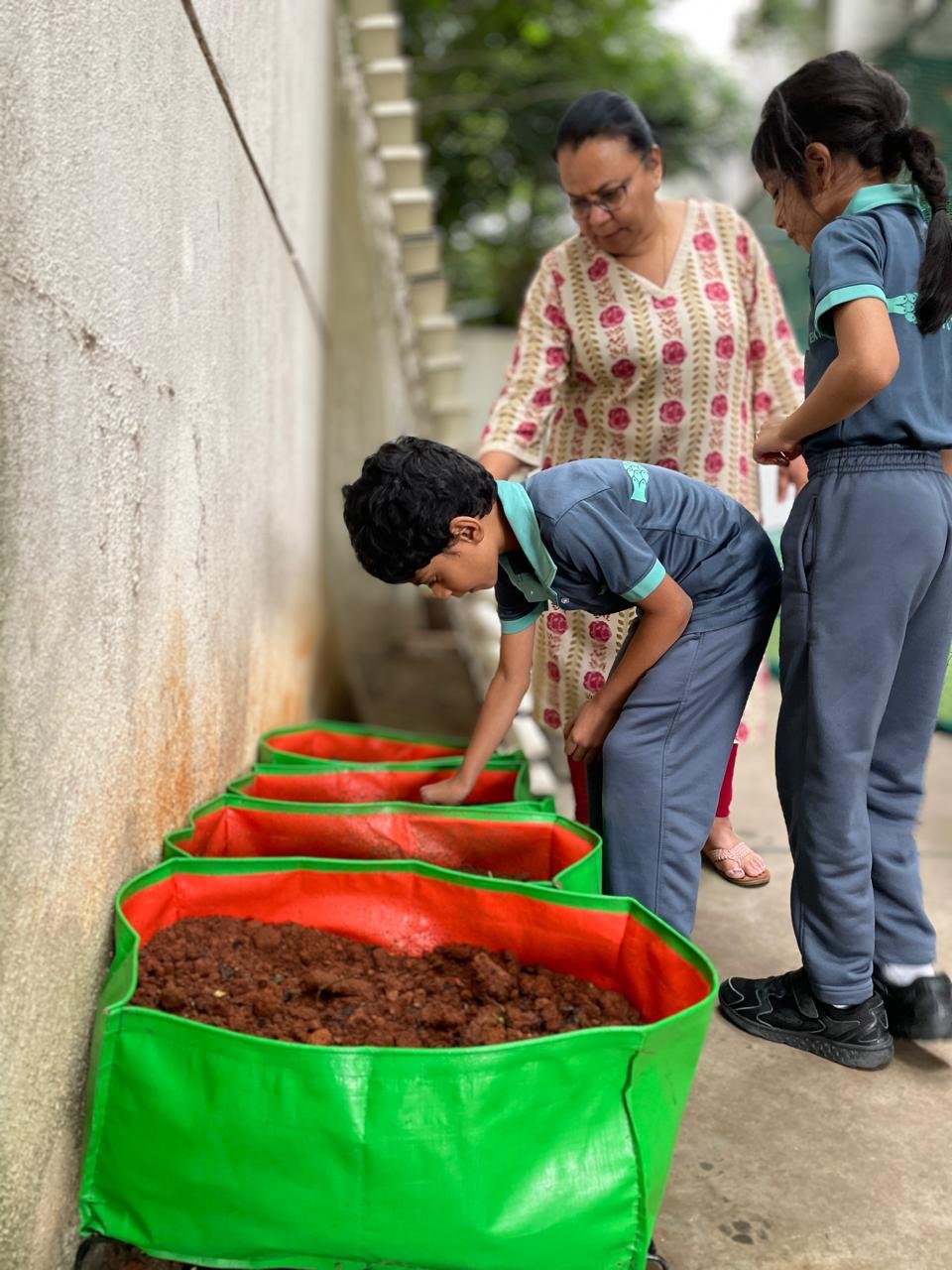 Ekya School Student doing Outdoor Activity