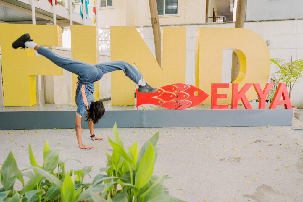 Best Schools in Bangalore Ekya School Student showcasing talent'