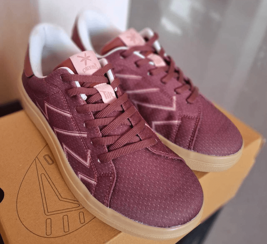 Red Brown color Shoe Photo