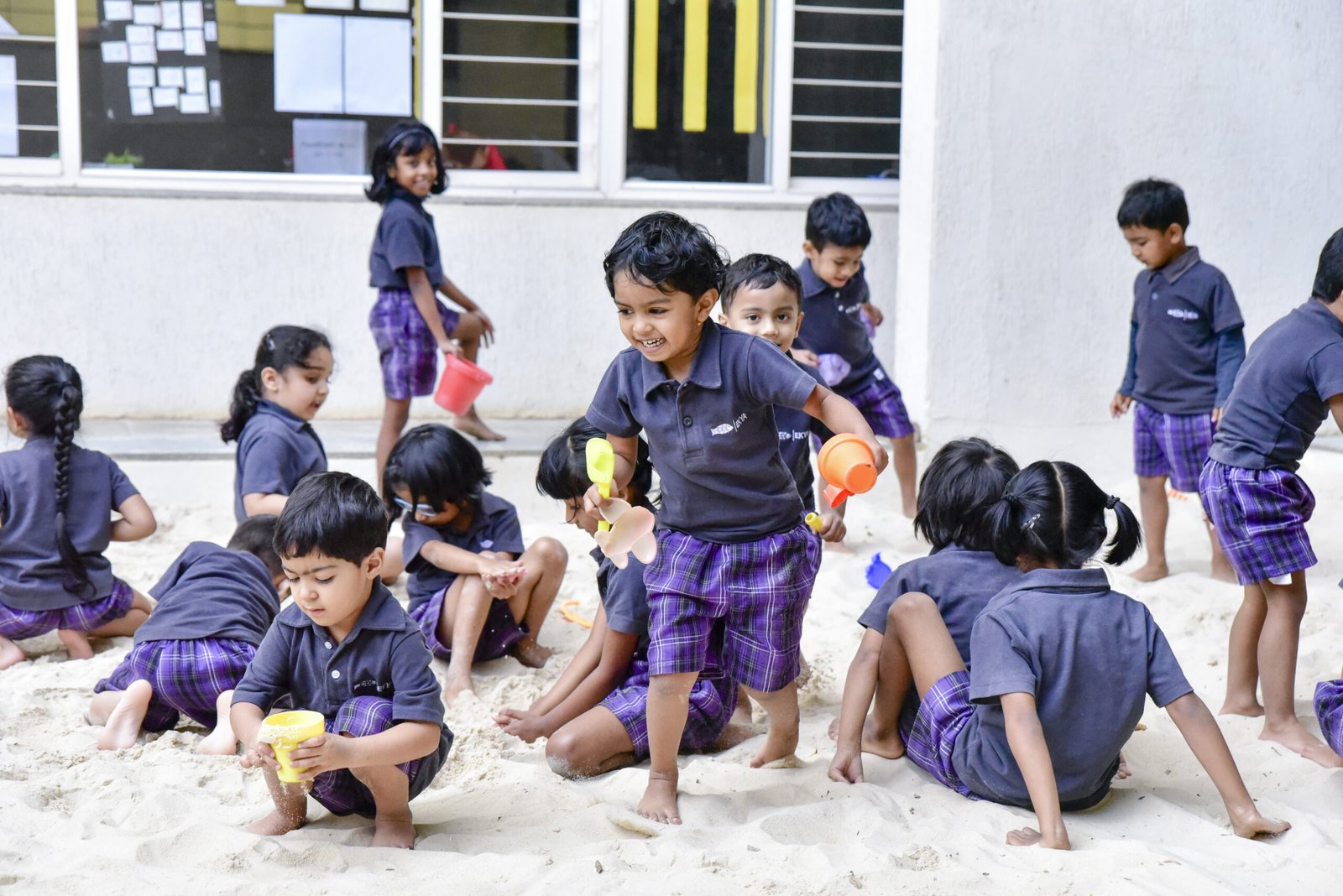 best schools in bangalore ekya school student playing