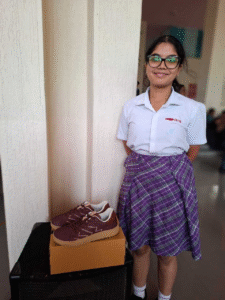 Ekya ITPL Student Medha Sharma Wins National Shoe Design Award
