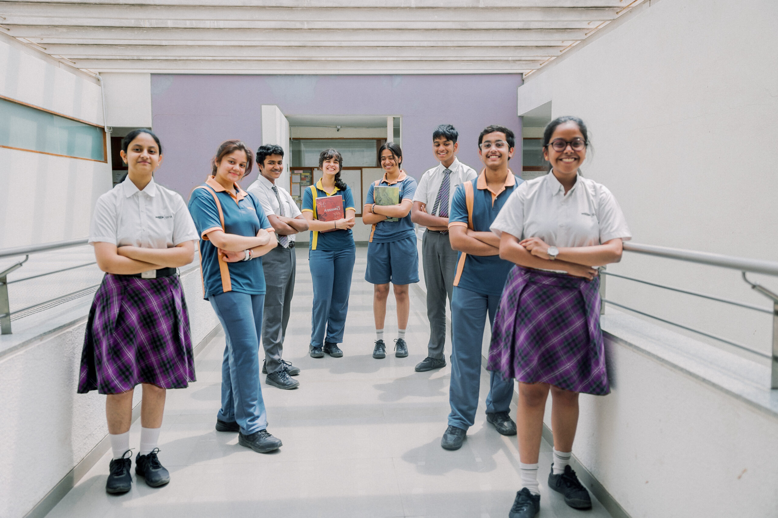 Best IGCSE Schools in Bangalore Ekya School Students Group Photo